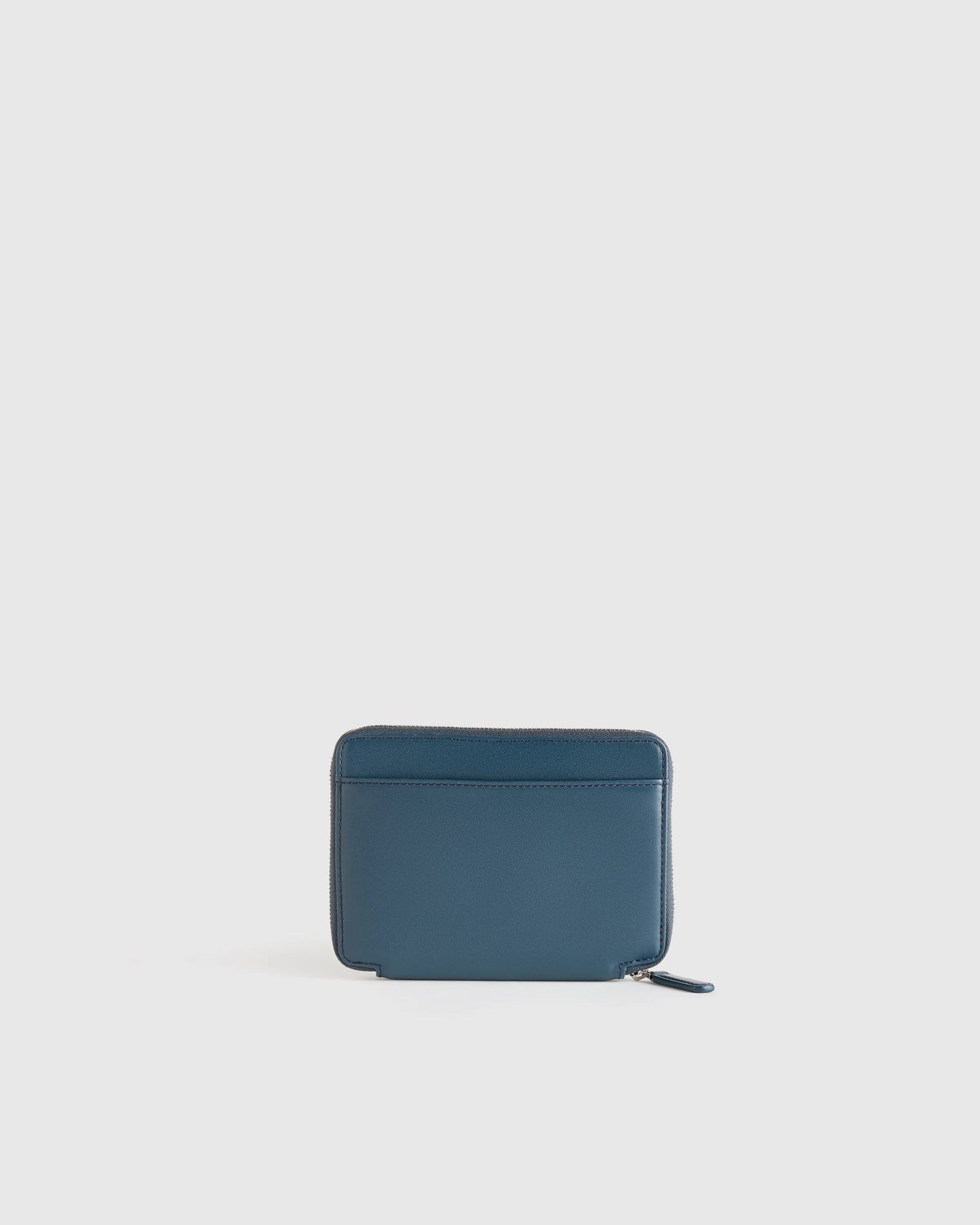 Nappa Leather RFID Zip Travel Wallet - One Size / Black