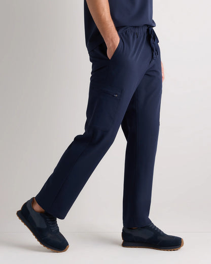 AeraFlex Scrub Cargo Pants - S / Bold Black