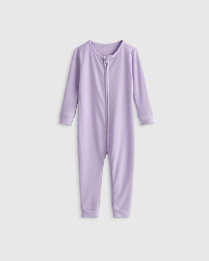 Softest Rib One Piece - 0-3M / Violet Mist