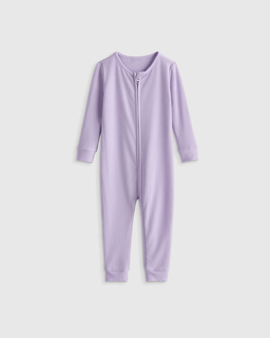 Softest Rib One Piece - 0-3M / Violet Mist