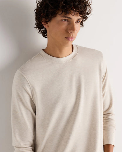 Supersoft Fleece Crew - XS / Heather Oatmeal