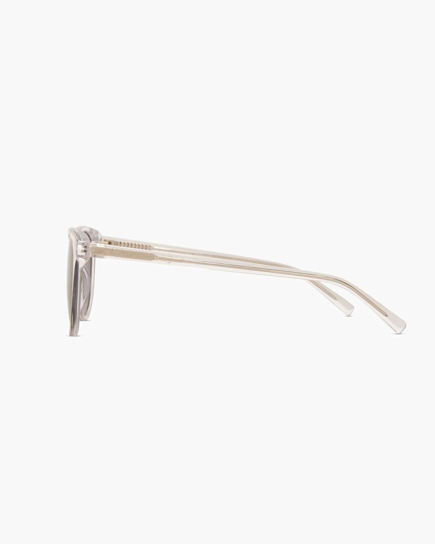 Charlie Polarized Acetate Sunglasses - Standard / Clear with Grey lens