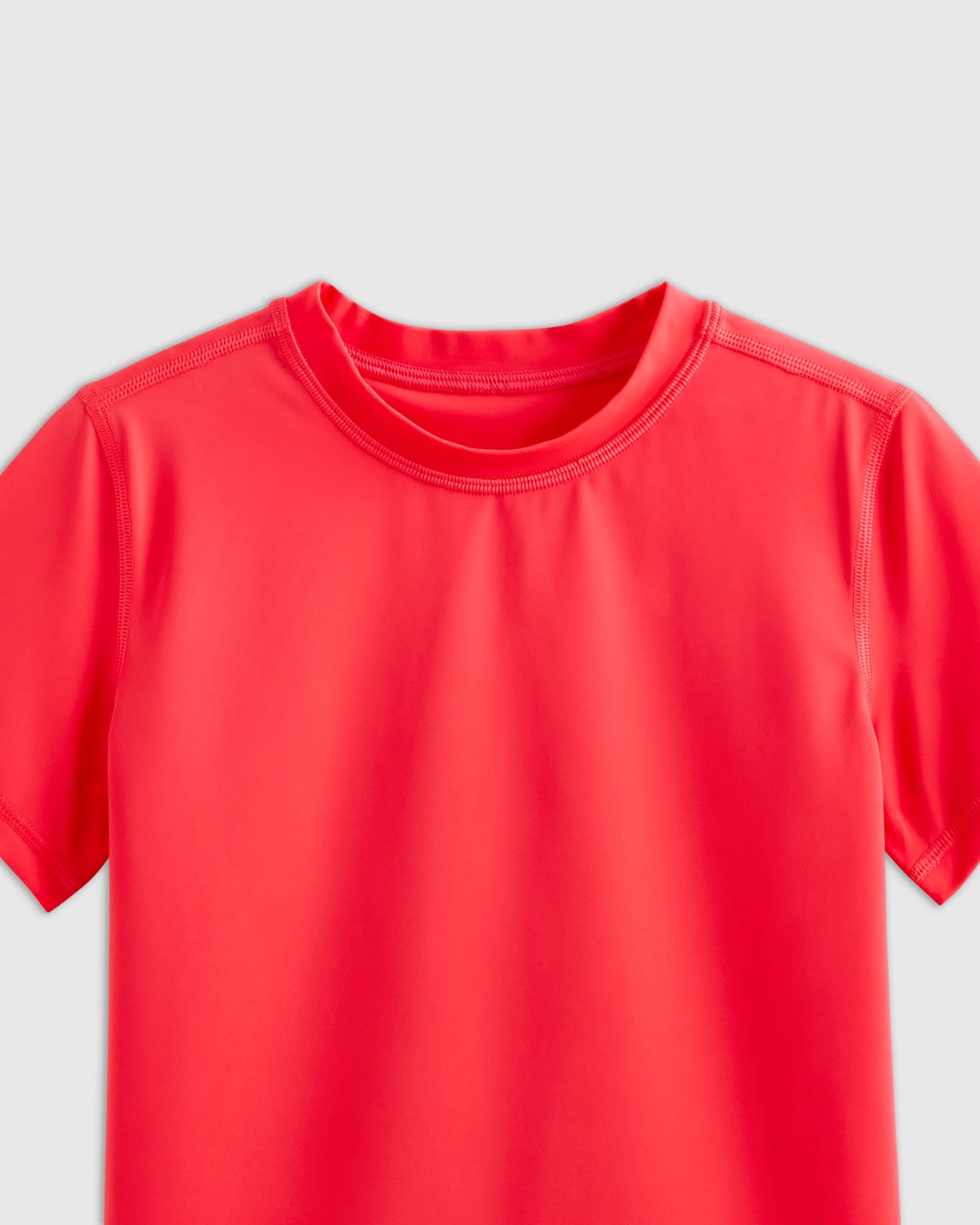 Short Sleeve Rash Guard Top - 6 / Coral Orange