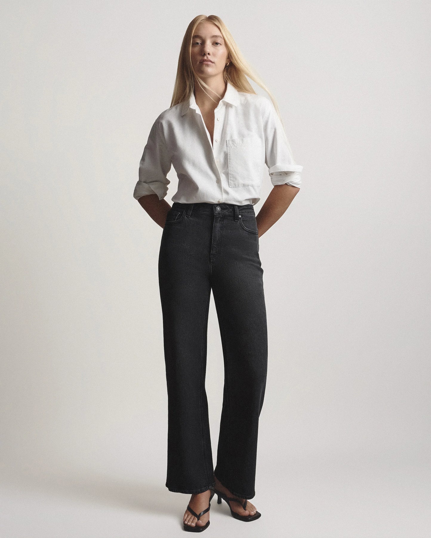 Organic Cotton Relaxed Oxford Shirt - XS / Opal Pink