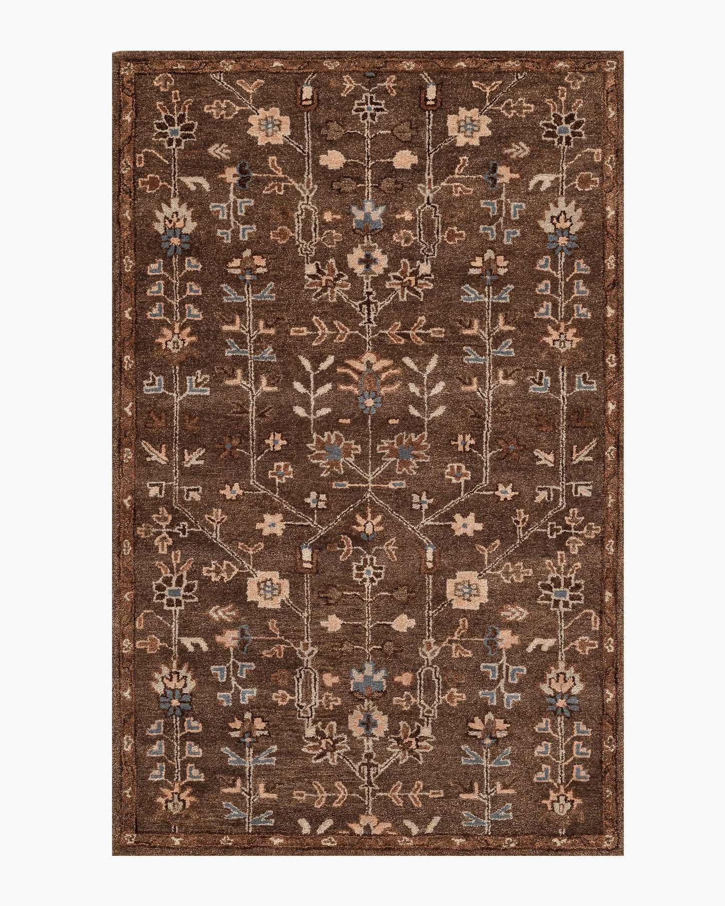 Willow Wool Rug - 5' x 8' / Brown