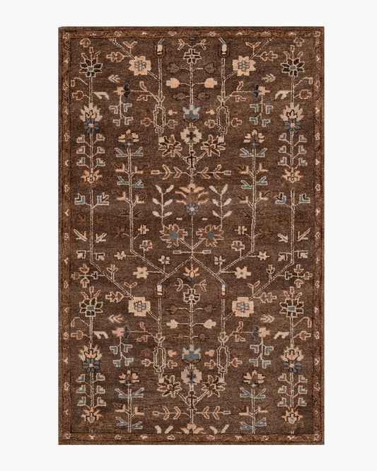 Willow Wool Rug - 5' x 8' / Brown