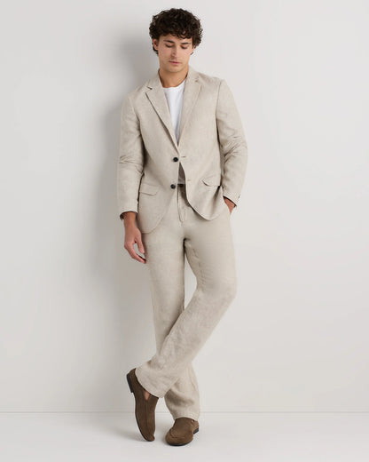 100% European Linen Blazer - XS / French Blue