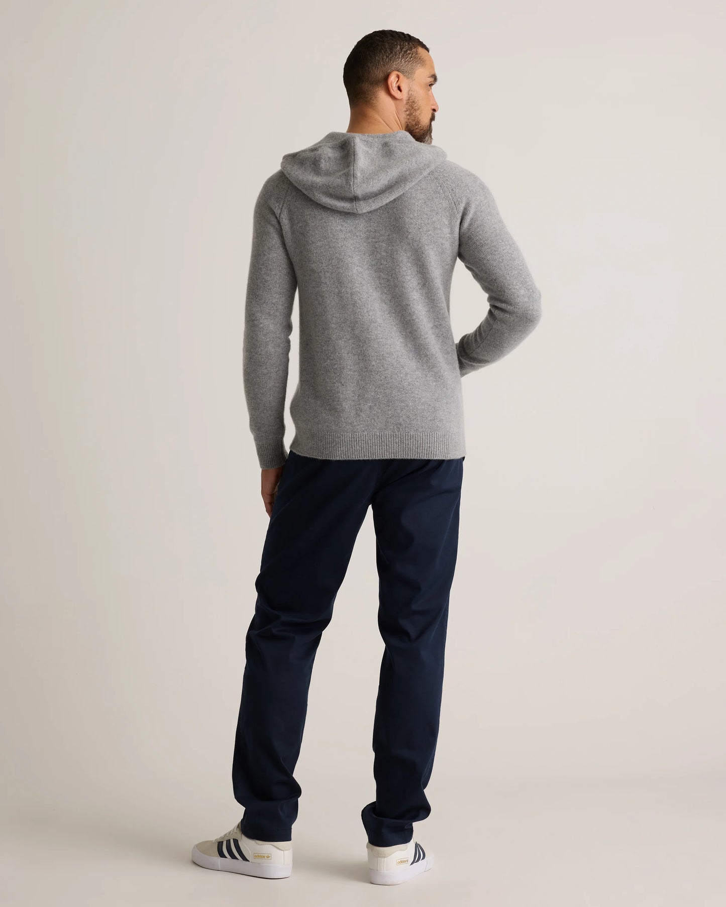Mongolian Cashmere Pullover Hoodie - XS / Sea Spray Green