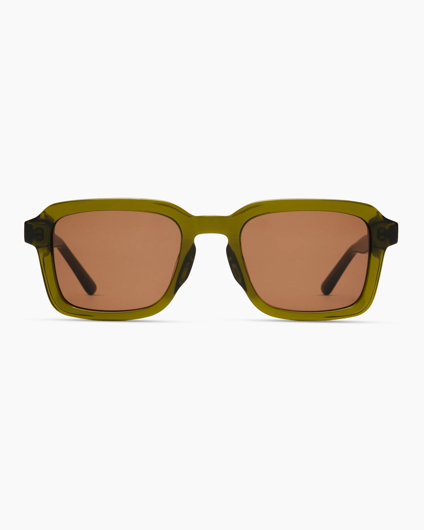 Tulum Polarized Acetate Sunglasses - Standard / Clear Spice with Deep Rose lens