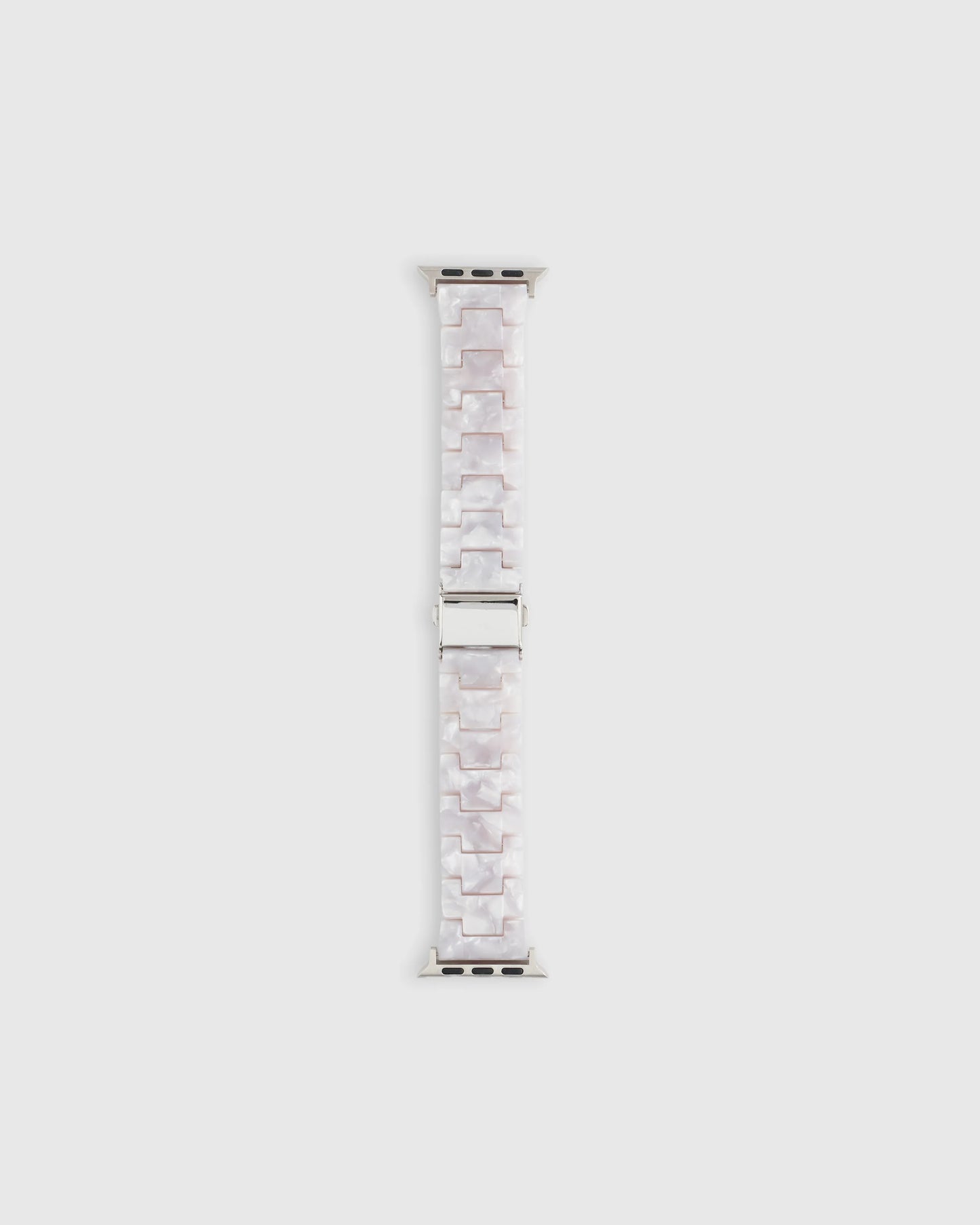 Acetate Smartwatch Band - 38mm - 42mm / Grey Tortoise