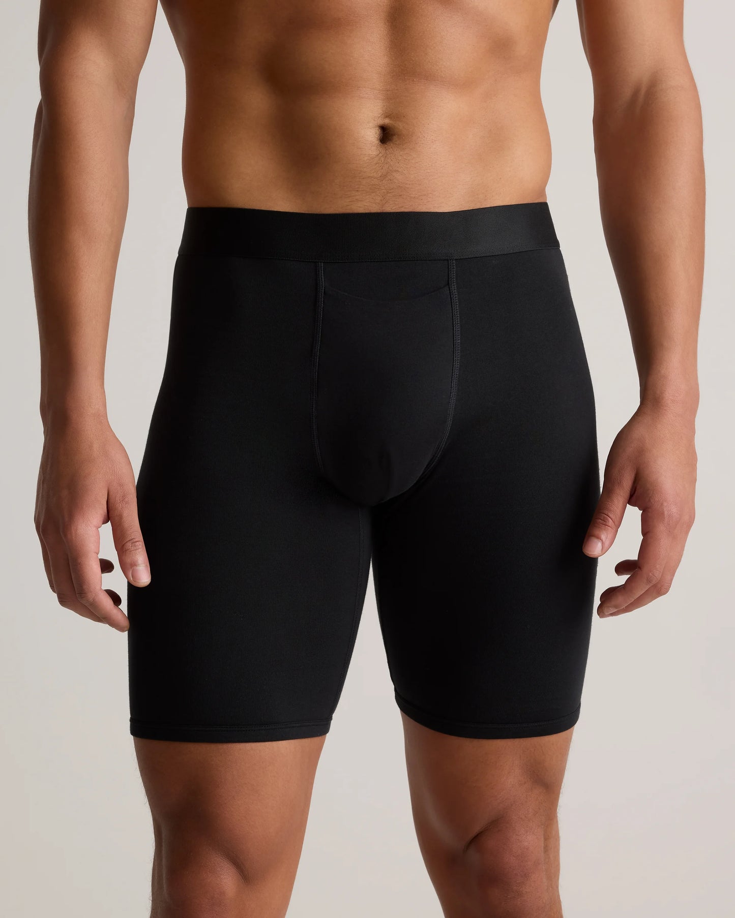 Organic Cotton 8'' Boxer Brief (3-pack) - S / Black