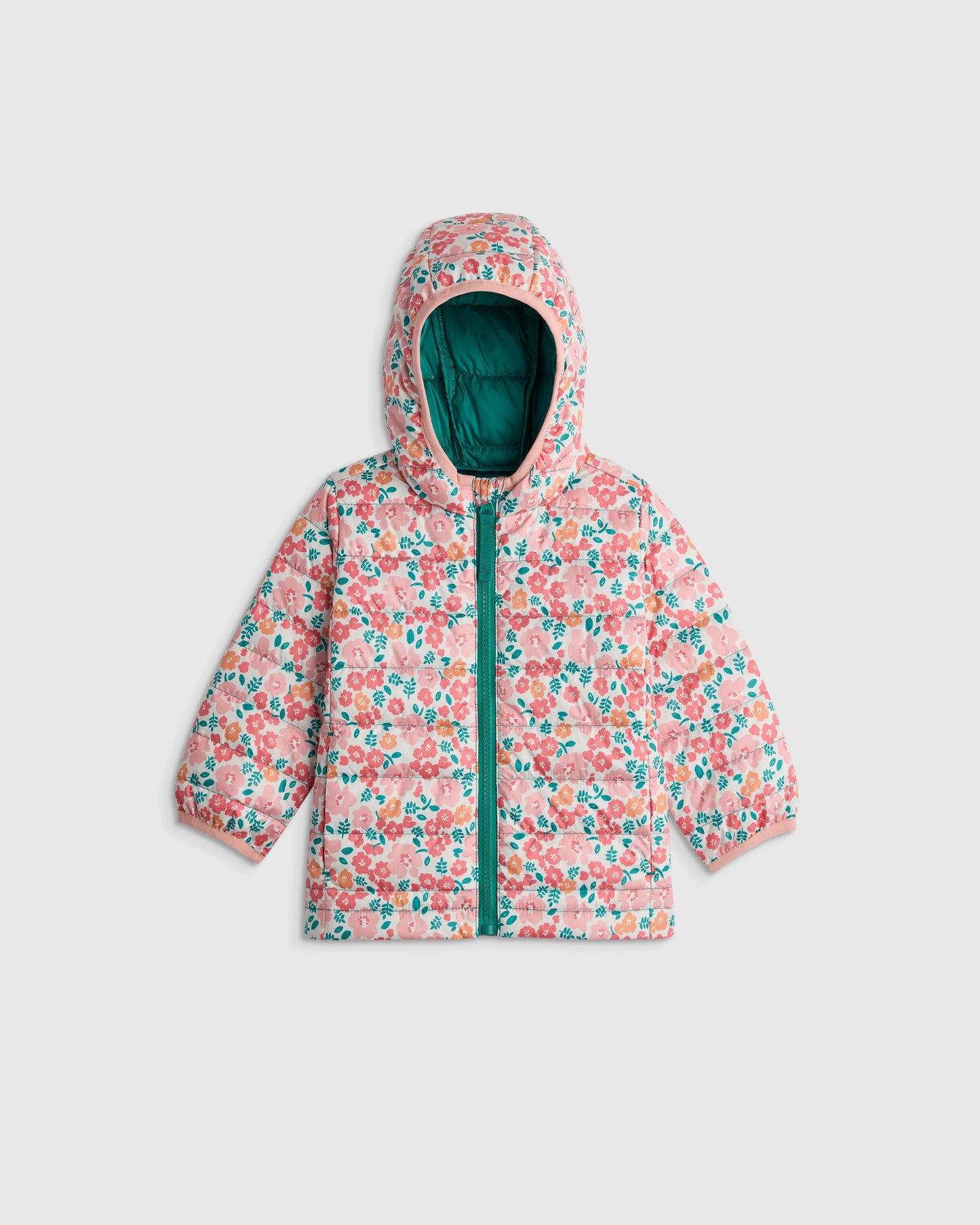 Lightweight Down Hooded Puffer Jacket - 12-18M / Blue Moon