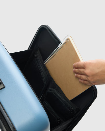Front Pocket Carry-On Suitcase - One Size / Lavender
