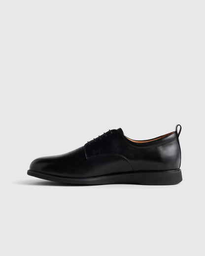 Hybrid Italian Leather Derby - 7 / Black