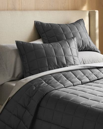 Bamboo Box Quilt - Twin / Sage