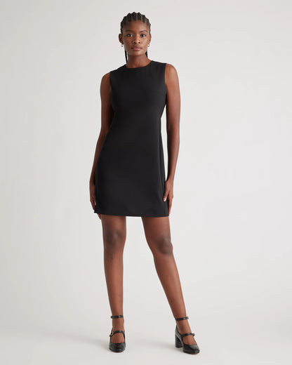 Italian Wool Sleeveless Dress - 0 / Grey Melange