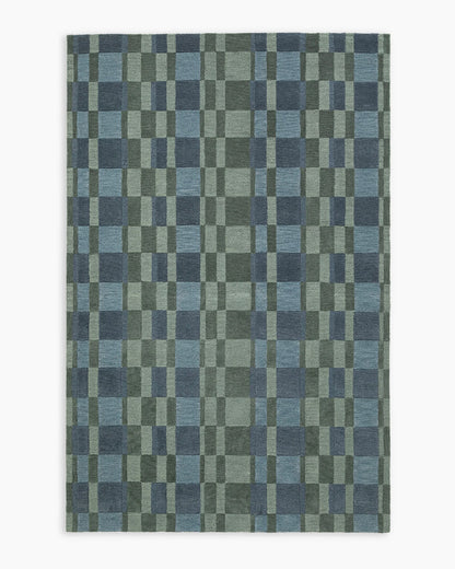 Maddox Wool Rug - 5' x 8' / Green