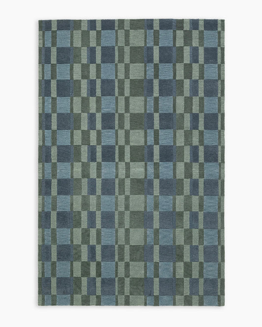 Maddox Wool Rug - 5' x 8' / Green