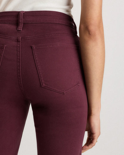 Bella Stretch Straight Jeans - 24 / Twilight Blue Fray