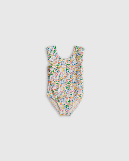 Ruffle One Piece Swimsuit - 0-3M / Pineapple