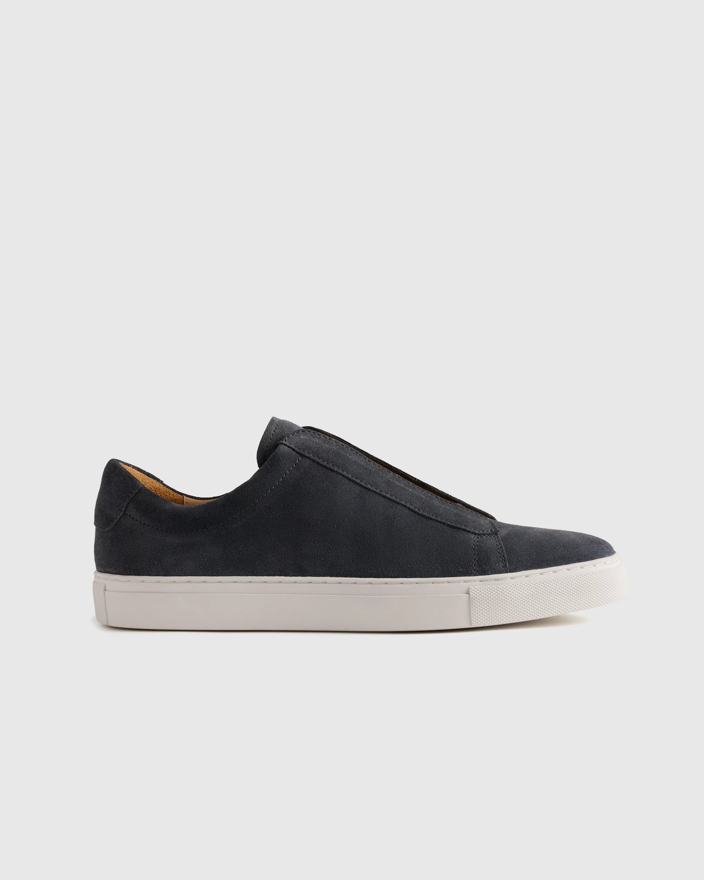 Italian Suede Tailored Sneaker - 7 / Fog