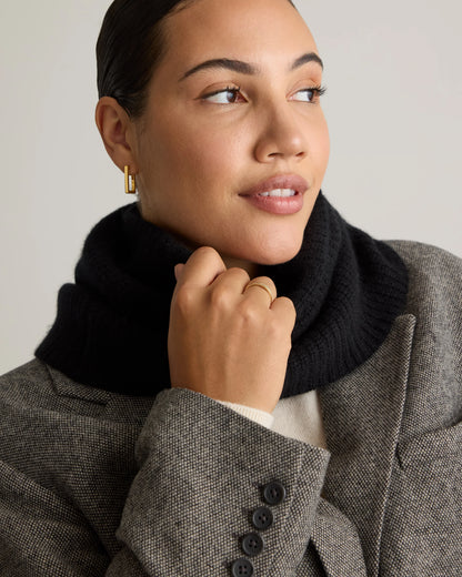 Mongolian Cashmere Snood - One Size / Ivory