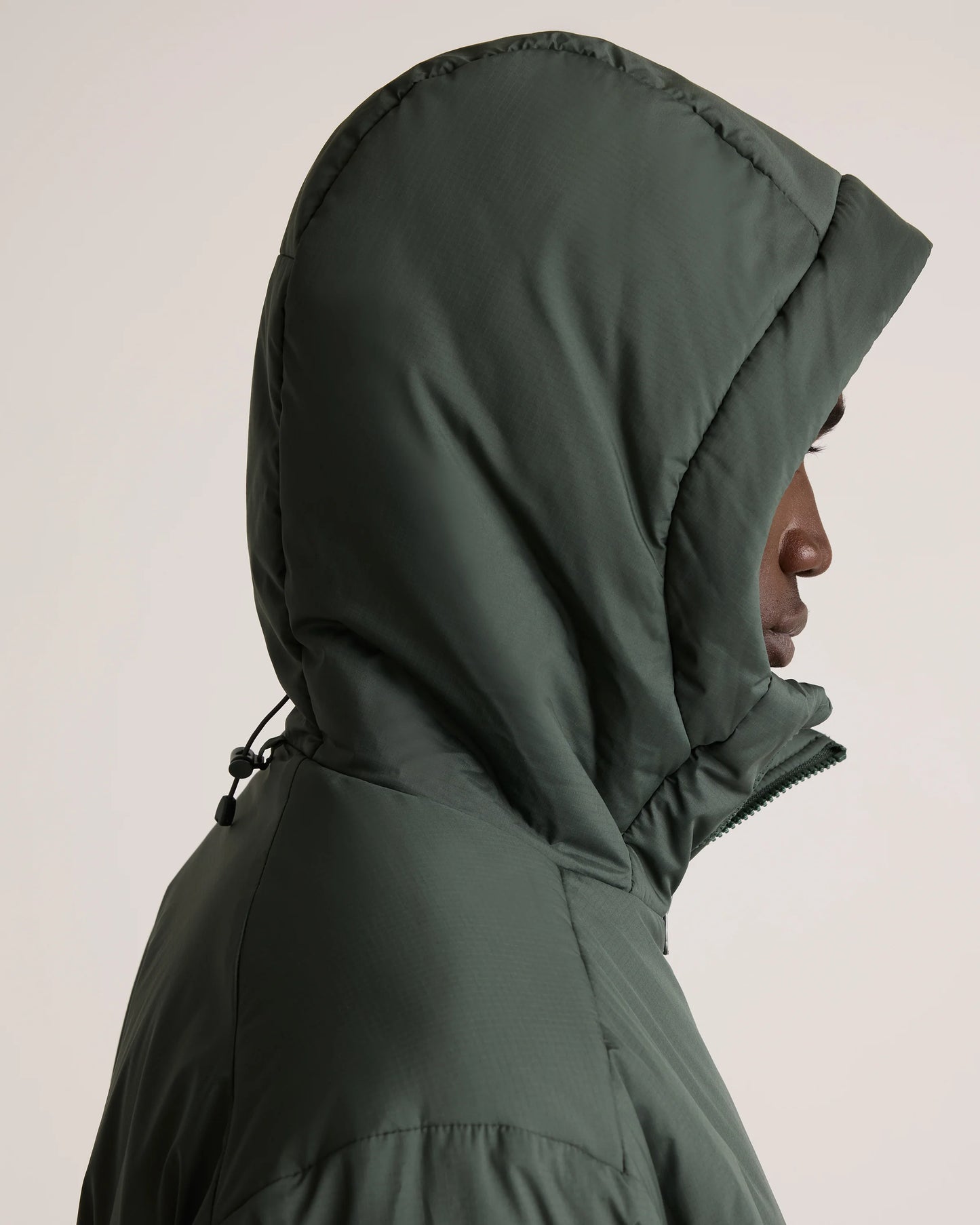 Hybrid Insulated Heavyweight Hooded Jacket - S / Verdant Pine