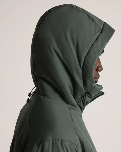 Hybrid Insulated Heavyweight Hooded Jacket - S / Verdant Pine