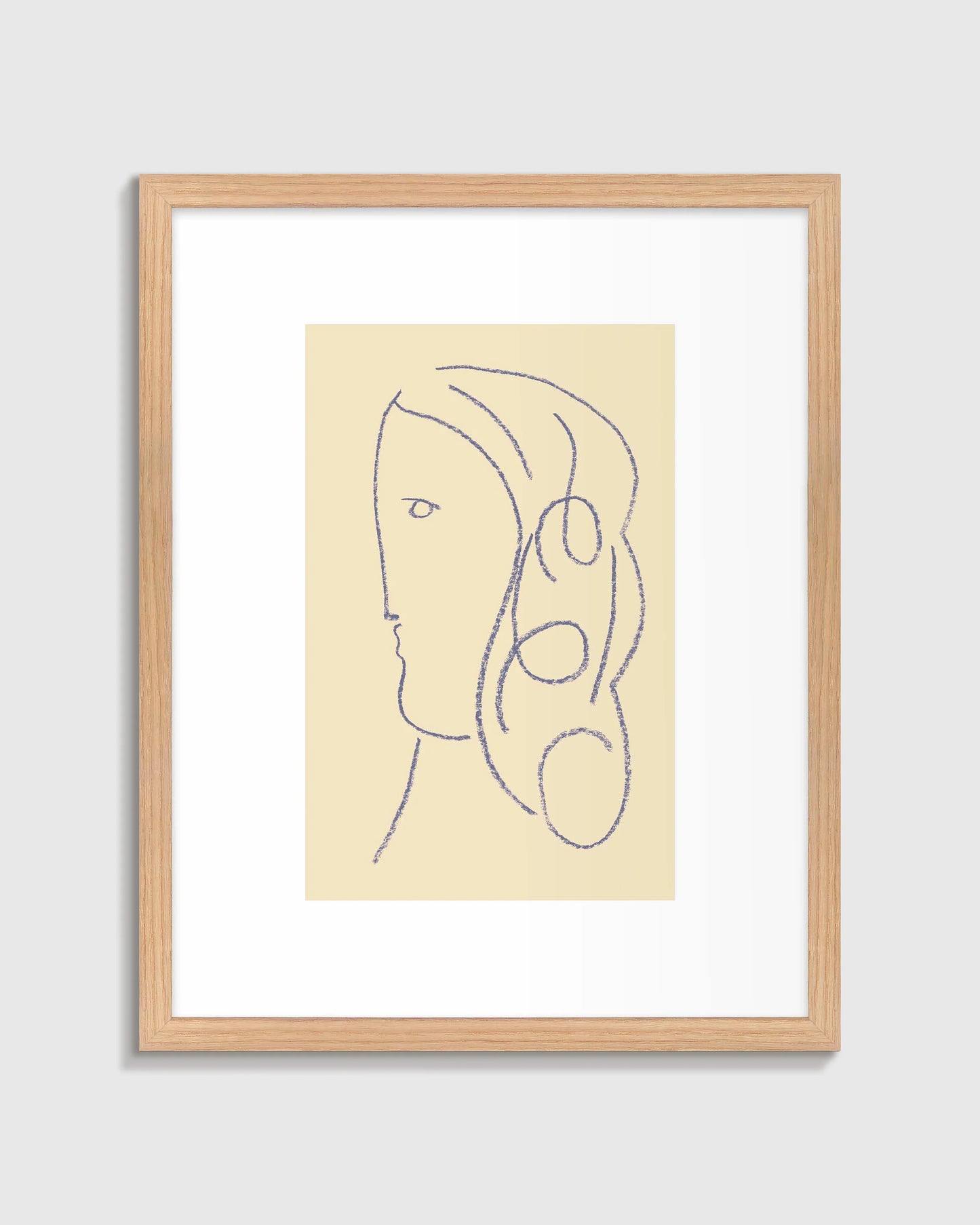 Selene by Jeff Jackson - 21.25"x26.25" / Oak