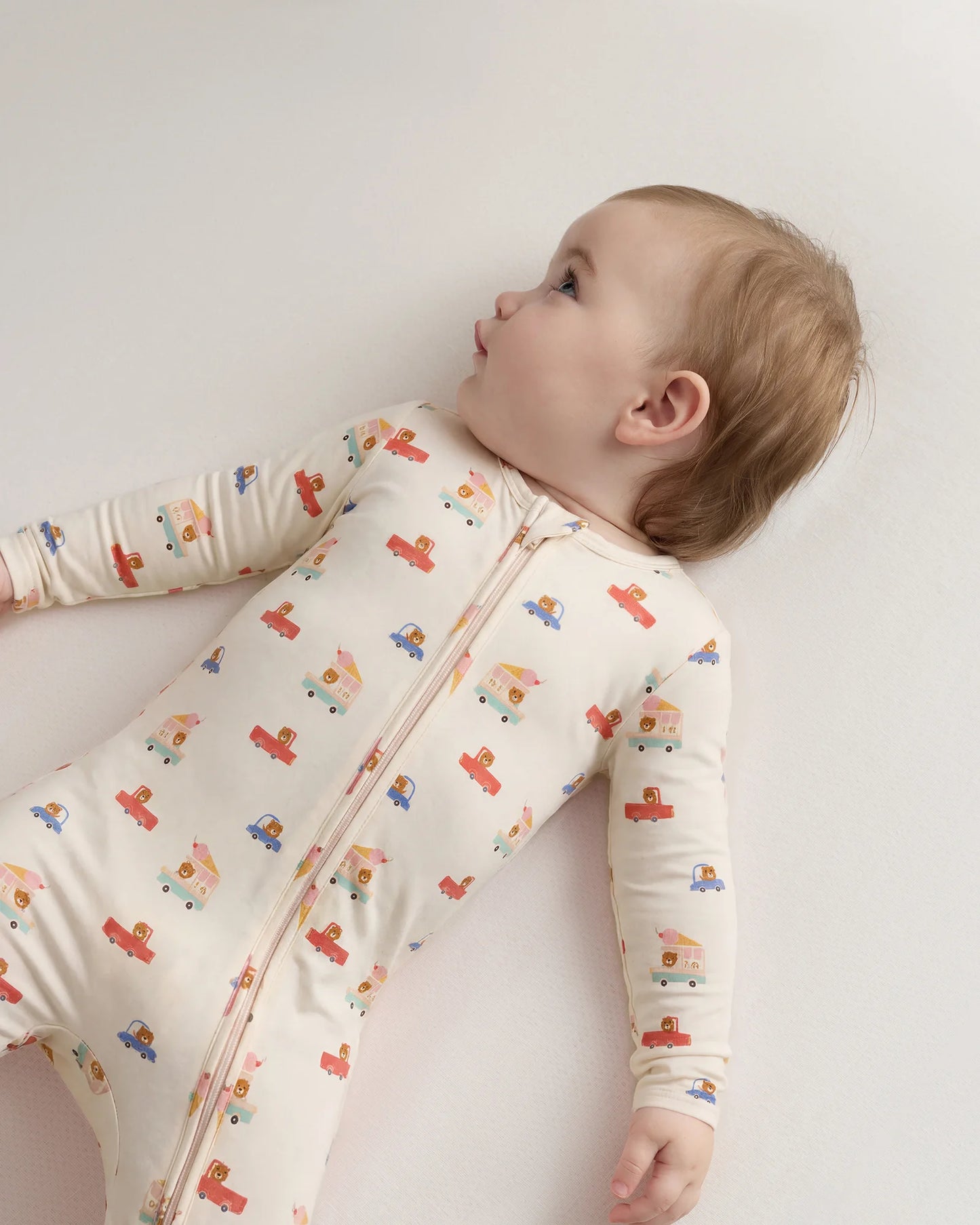 Bamboo Footie Pajama - 0-3M / Ice Cream Bears