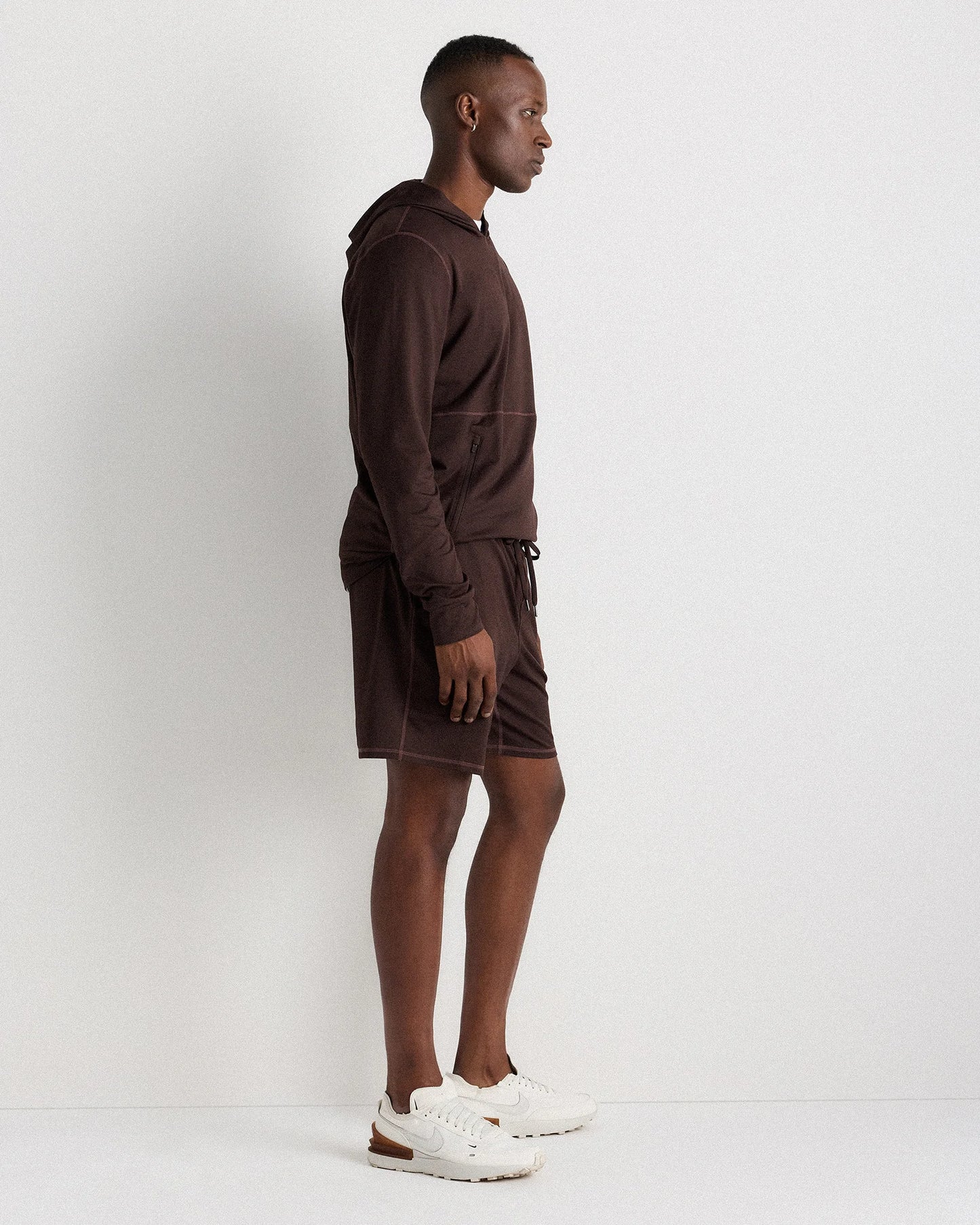 Flowknit Performance Hoodie - XS / Heather Coffee Bean Brown