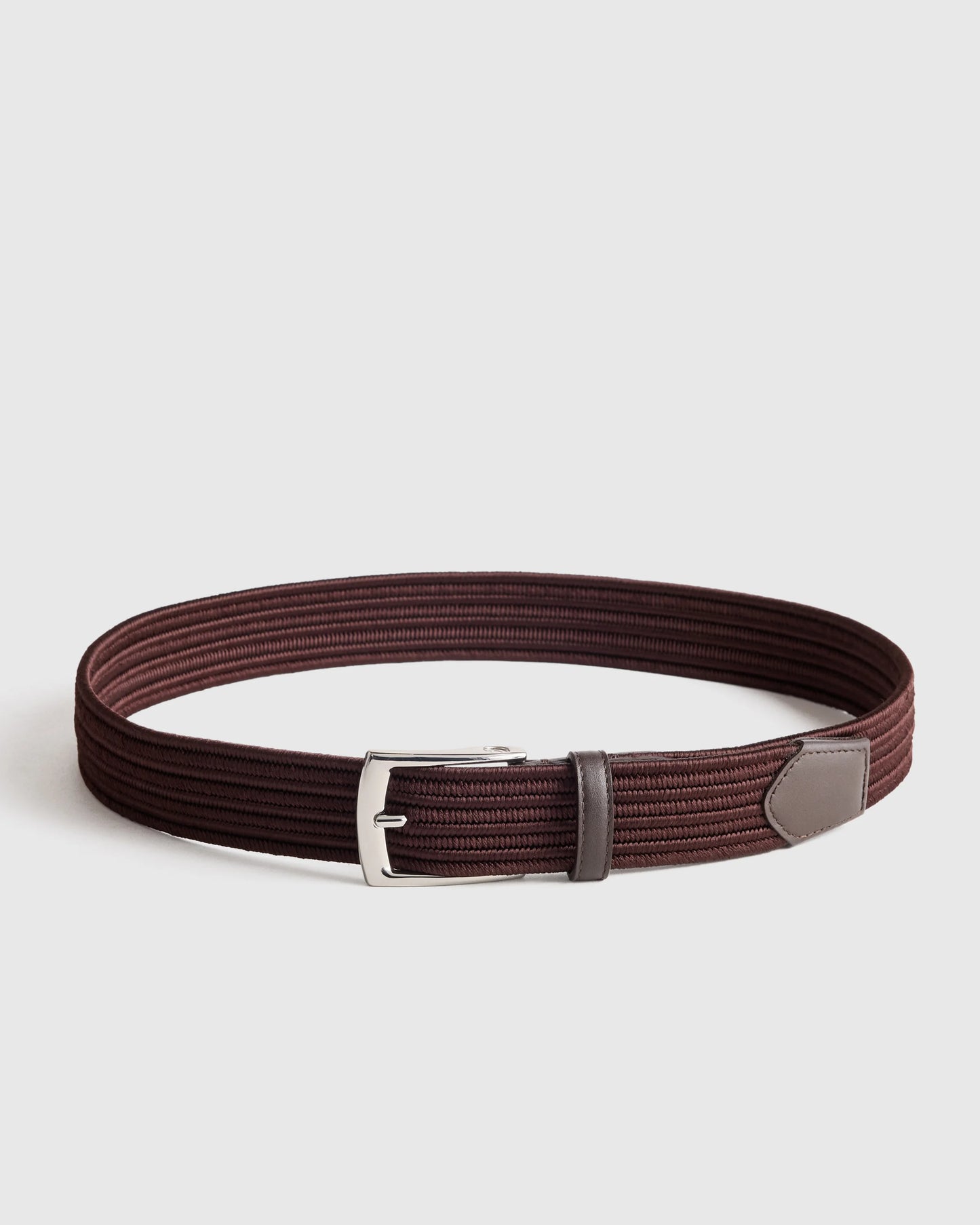 James Woven Stretch Belt - 30 / Black