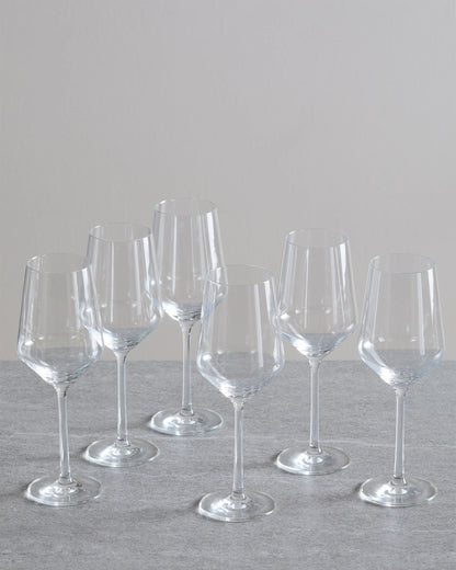 Pure White Wine Glass (Set of 6) - One Size / No Color