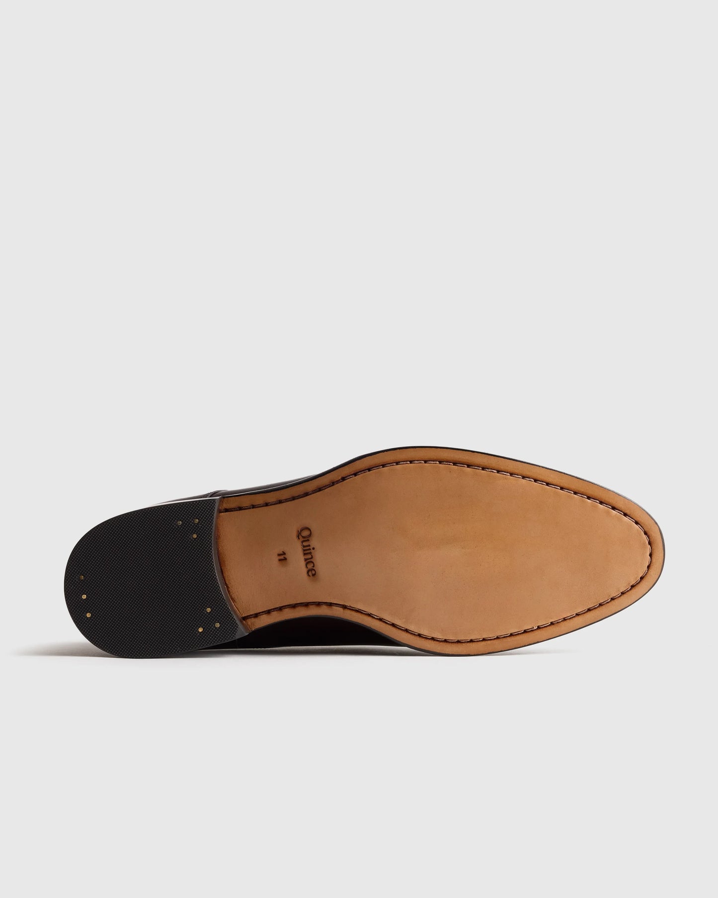 Italian Leather Monk Strap Oxford - 7 / Black