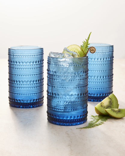 Jupiter Tall Glass Tumbler (Set of 6) - One Size / Fern Green