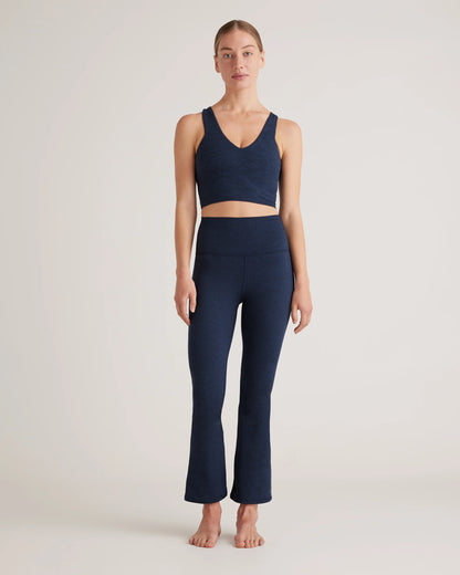 Ultra-Soft Cropped Bootcut Pants - XS / Heather Black