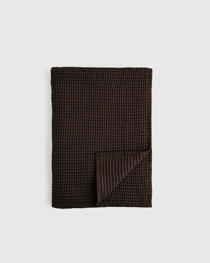 Organic Waffle Throw - 50x70 / Dried Sage