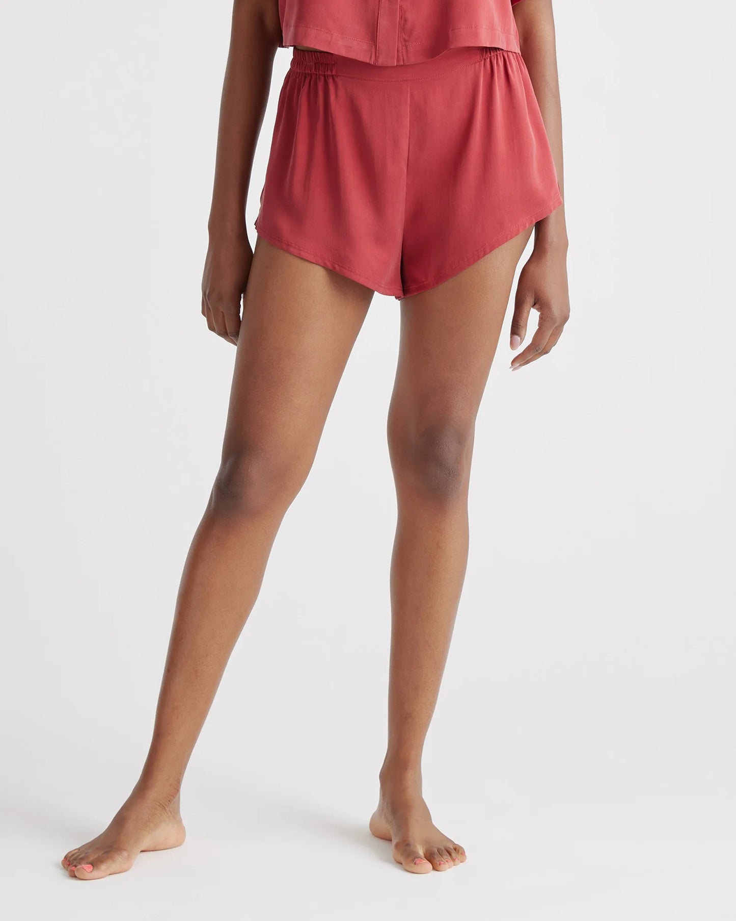 100% Washable Silk Pajama Shorts - XS / Toasted Almond