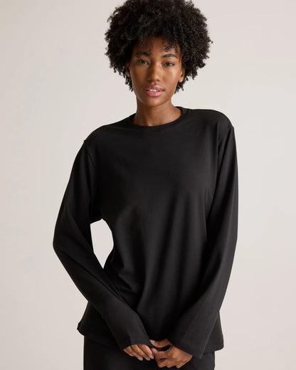 Dream Lounge Oversized Long Sleeve Pajama Set - XS / Light Heather Grey