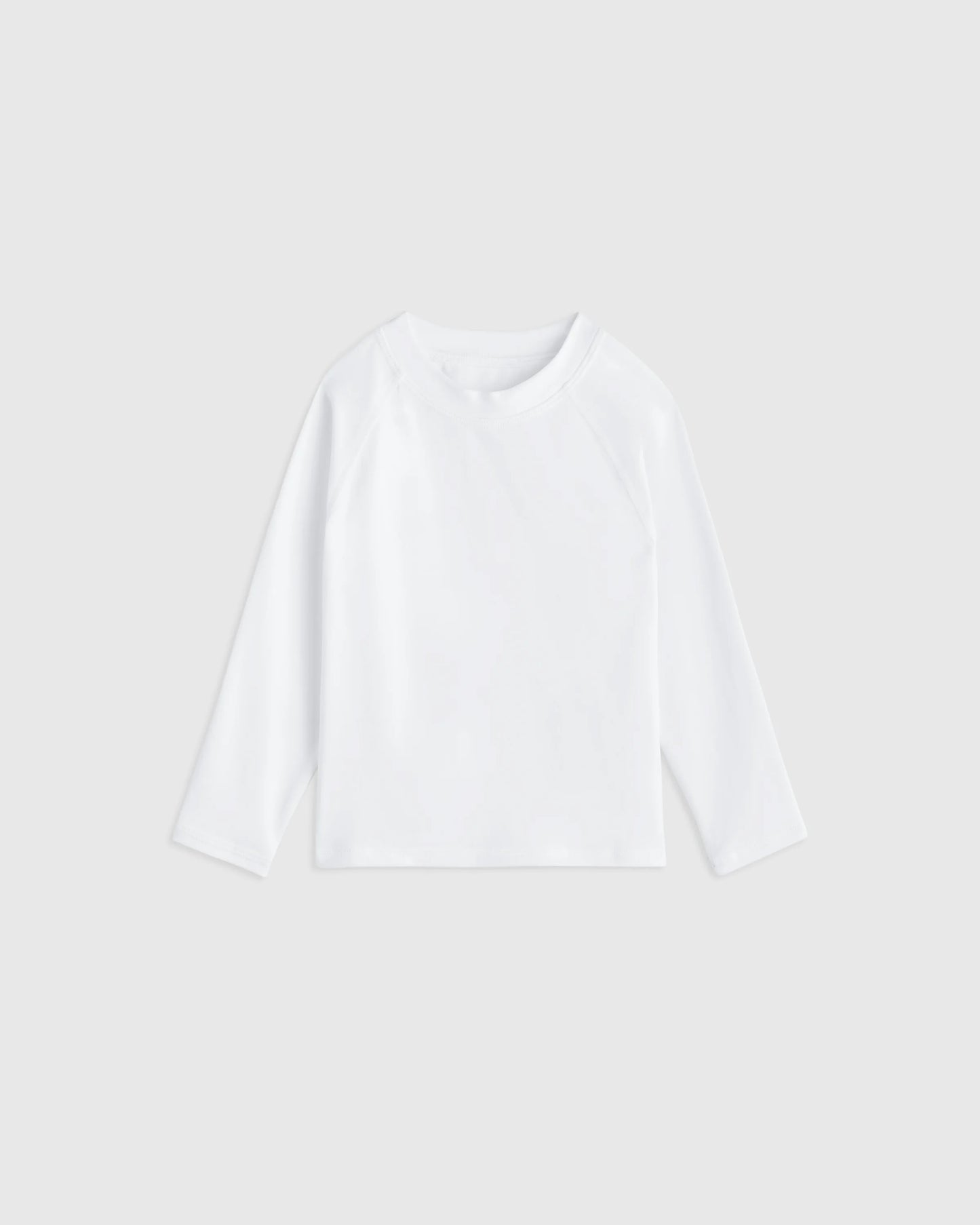 Long Sleeve Raglan Rash Guard - 2T / Island Aqua