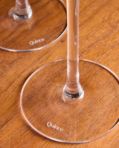 Mouth Blown White Wine Glass (Set of 4) - One Size / No Color
