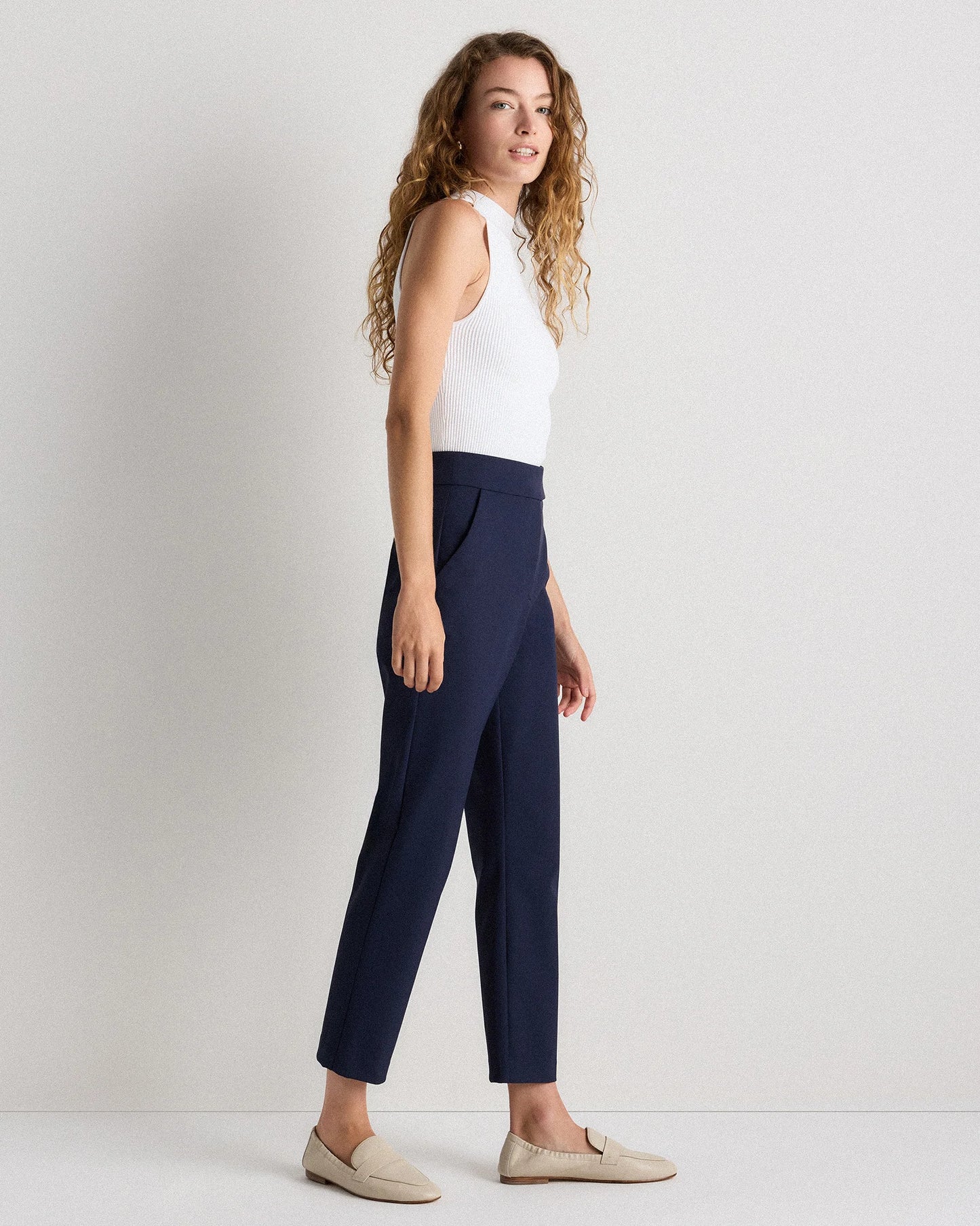 Scuba Slim Ankle Pants - 0 / True Black