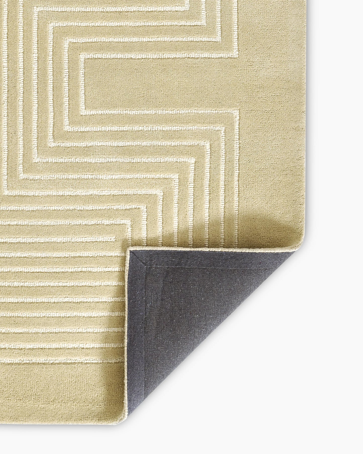 Langdon Hand-Tufted Wool Rug - 3'6" x 5'6" / Beige