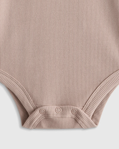 Softest Rib Long Sleeve Bodysuit - 0-3M / Violet Mist