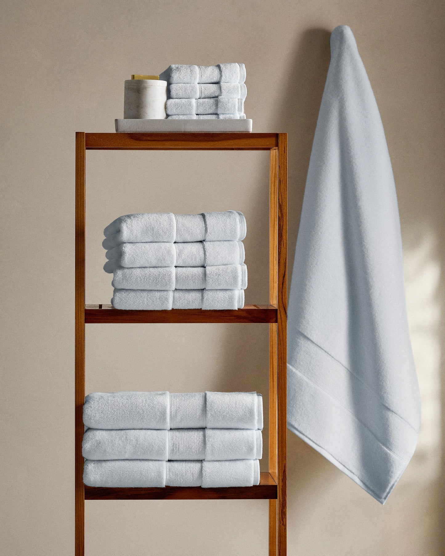 Classic Organic Turkish Cotton Washcloth (Set of 4) - One Size / White