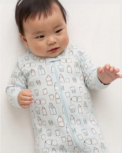 100% Organic Cotton Footie Pajama - 0-3M / Vehicles