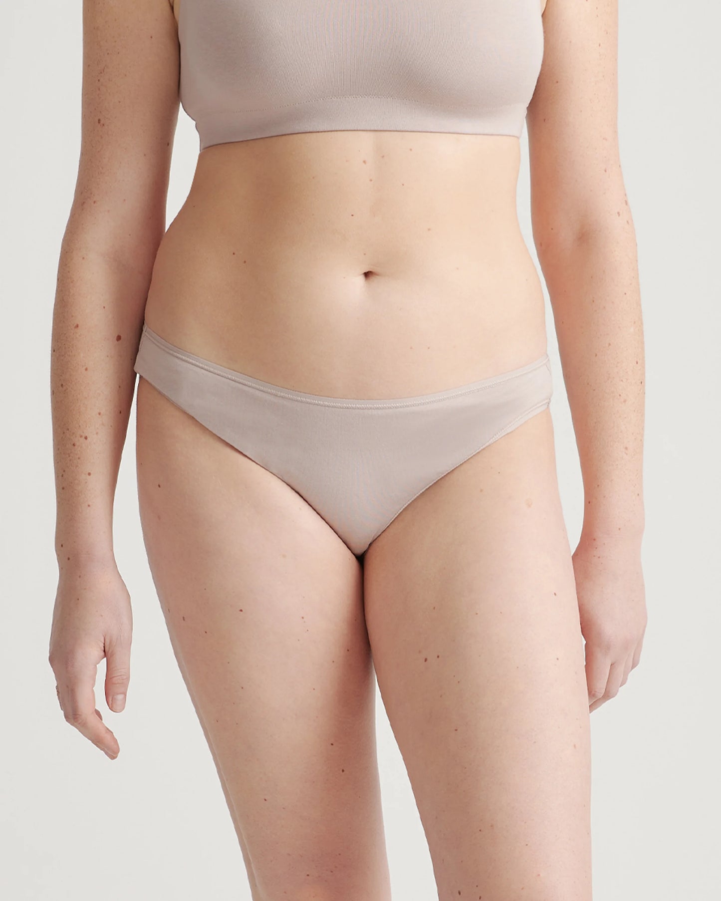 Organic Cotton Bikini (6-pack) - XS / Mink