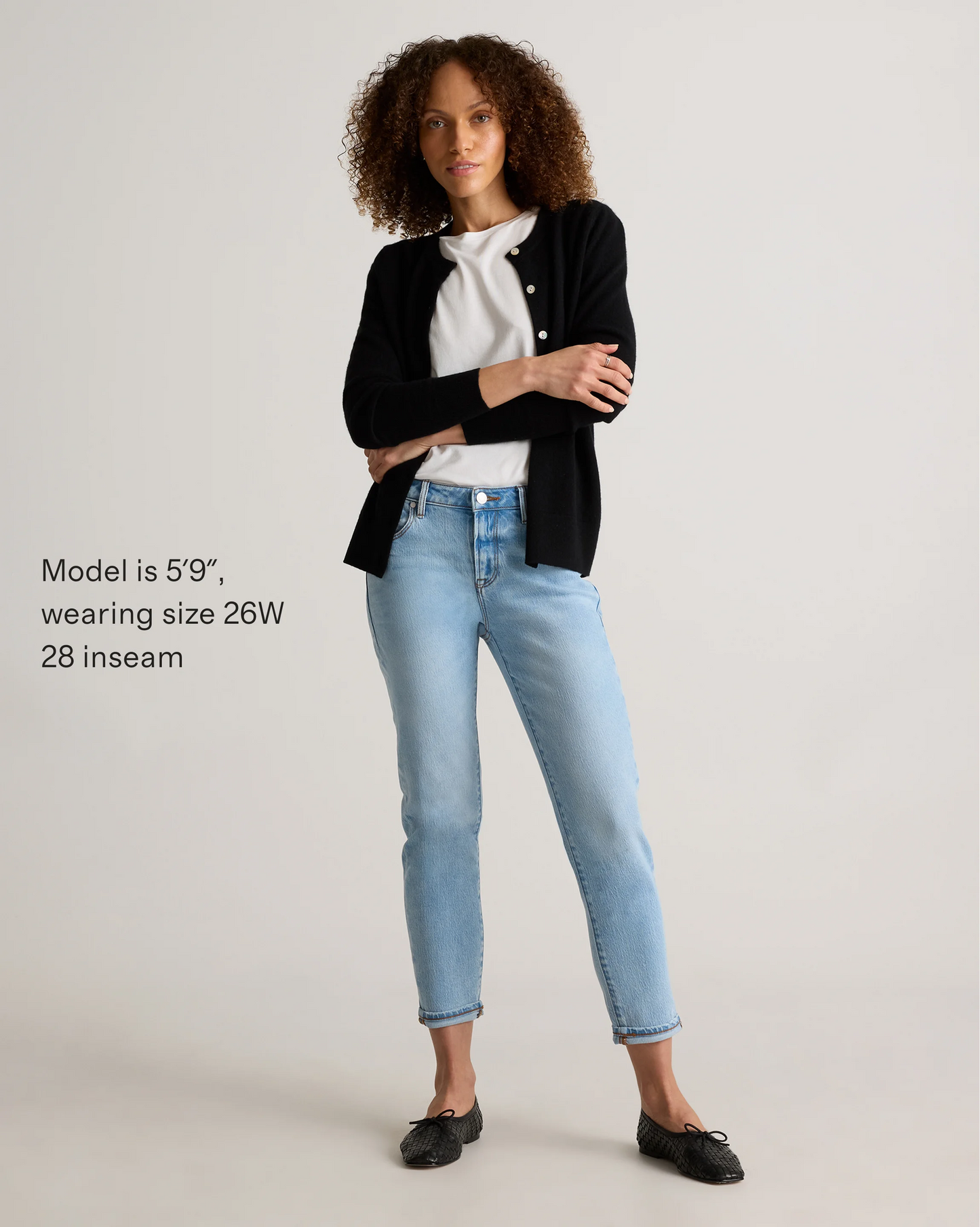 Luna Stretch Slim Boyfriend Jeans - 24 / Stormy Blue