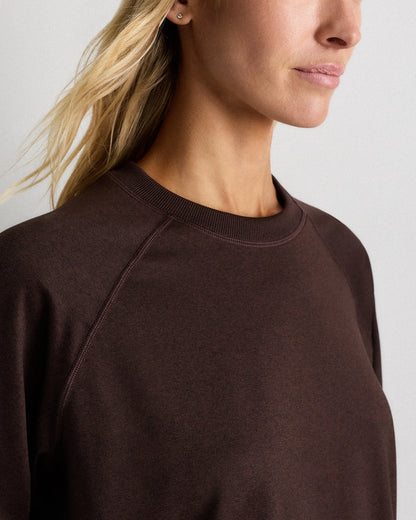 Flowknit Pullover Crew - XS / Heather Deep Navy