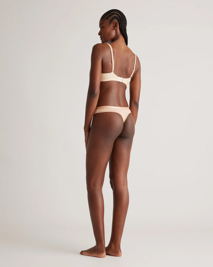 Micromodal Thong (6-pack) - XS / Warm Sand